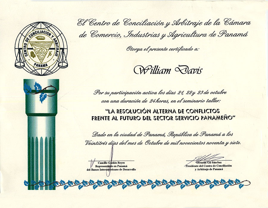 El Centro de Conciliación, Panama